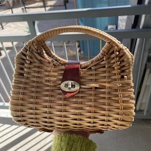 Vintage Wicker Purse